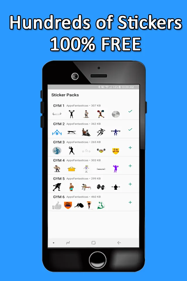 Gym Stickers for WAStickerApps | Indus Appstore | Screenshot