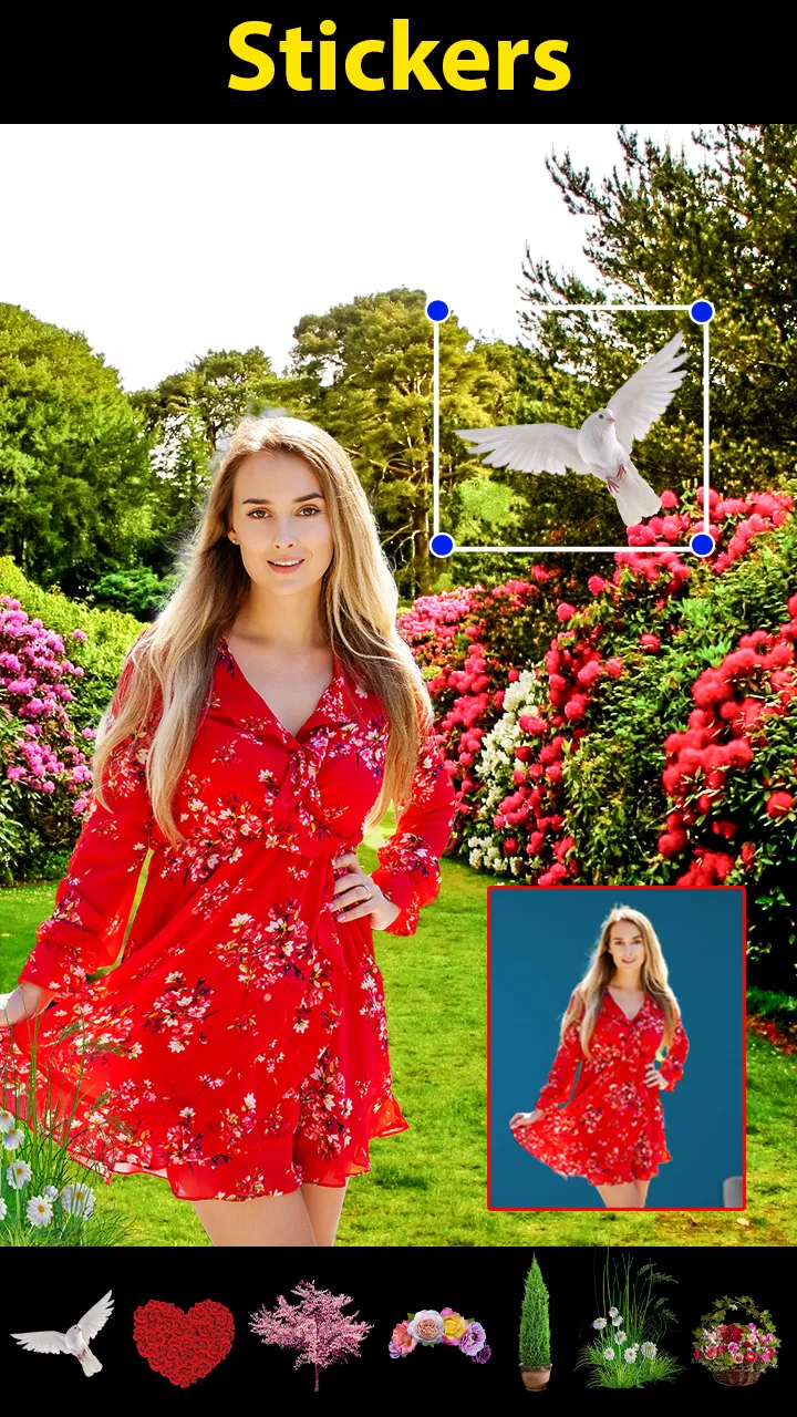 Garden Photo Frame Editor 2024 | Indus Appstore | Screenshot