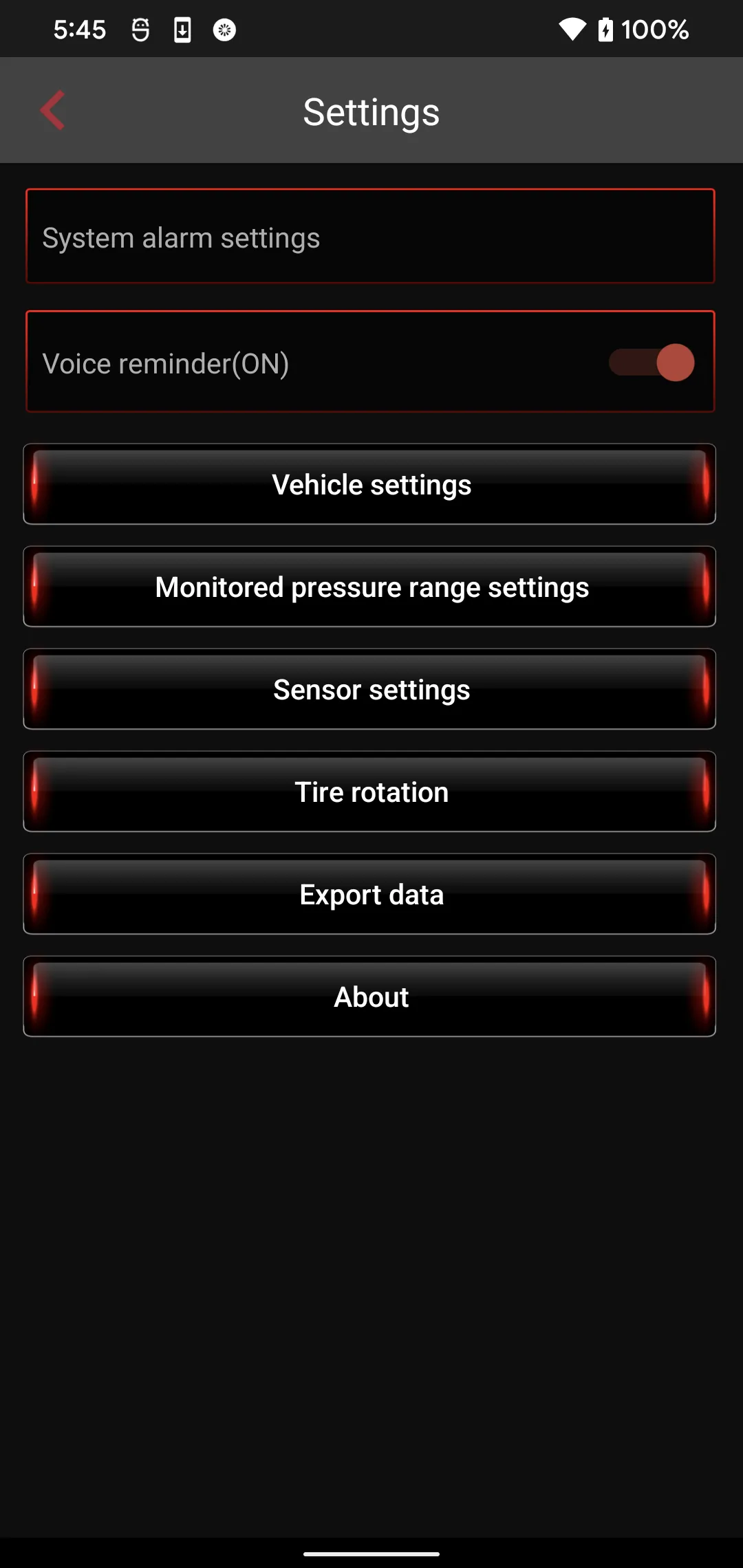 Dynamic BLE TPMS | Indus Appstore | Screenshot