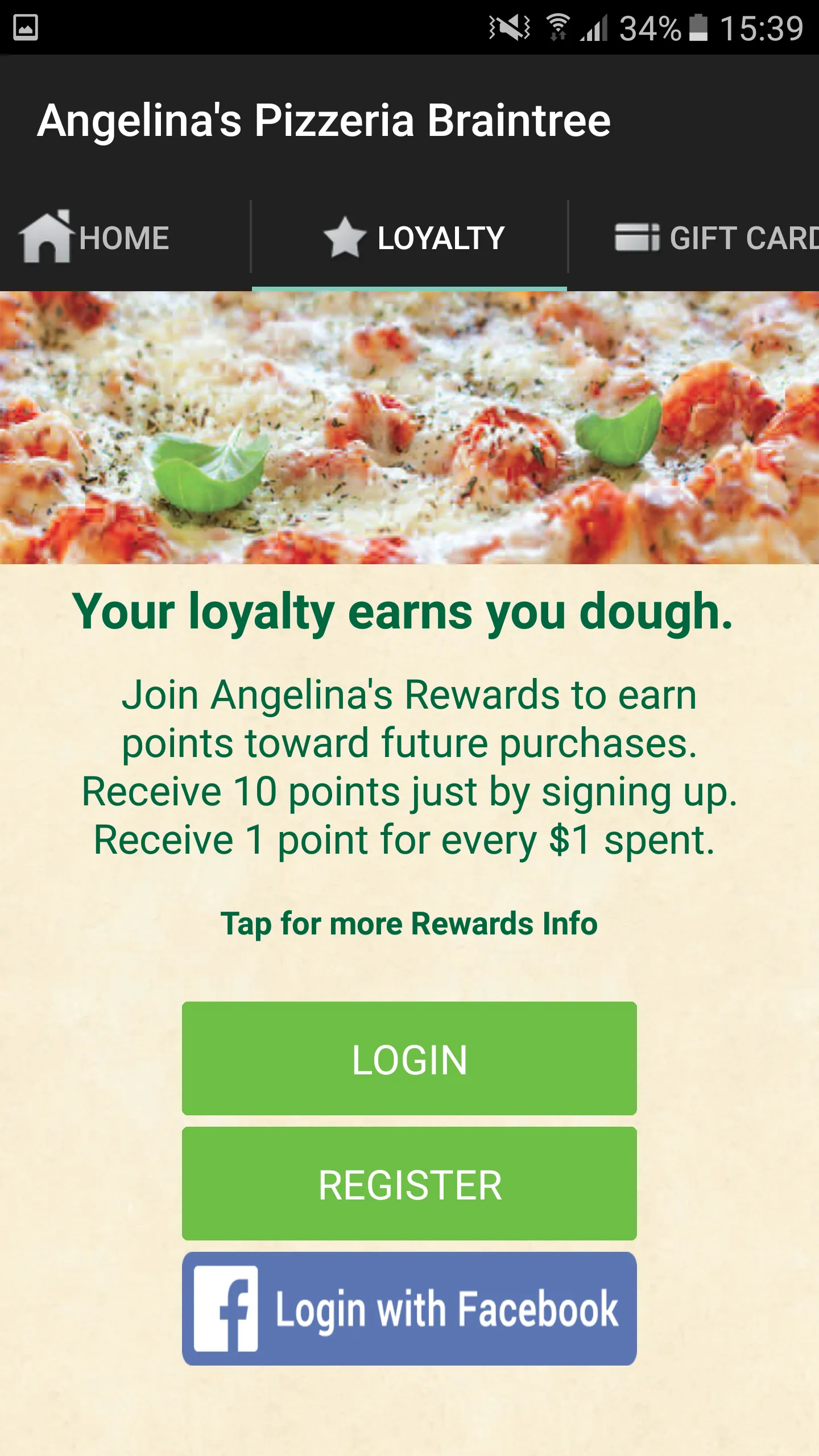 Angelina's Pizzeria Braintree | Indus Appstore | Screenshot