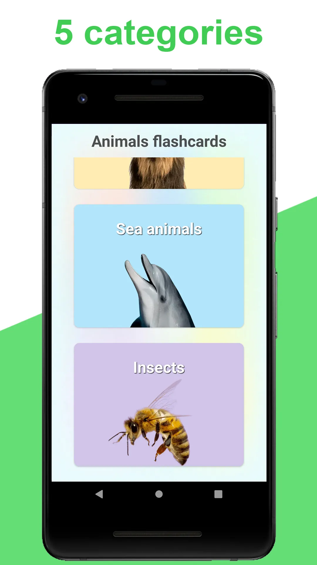 Flashcards for kids: Animals | Indus Appstore | Screenshot