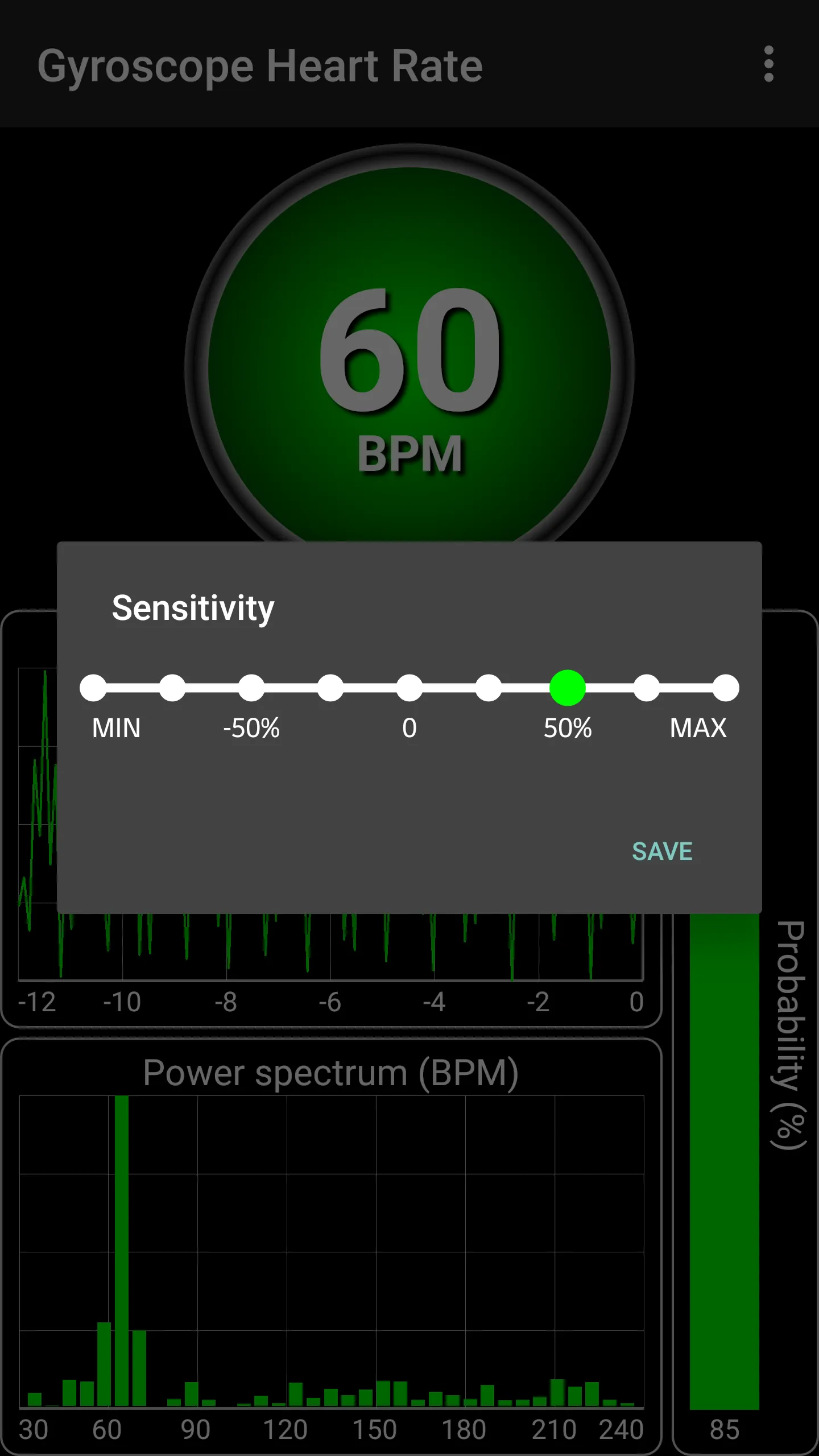 Gyroscope Heart Rate | Indus Appstore | Screenshot