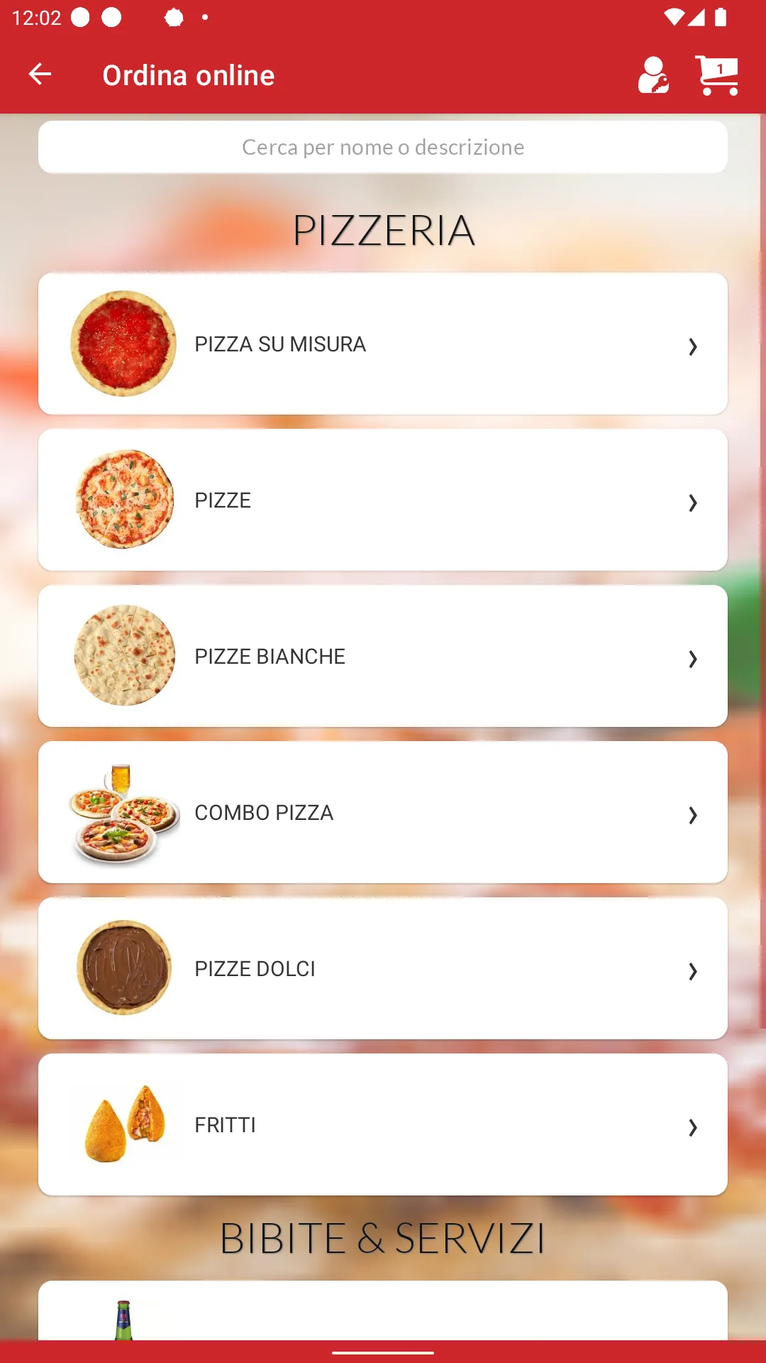 Ristorante Italia by Ordinalo | Indus Appstore | Screenshot