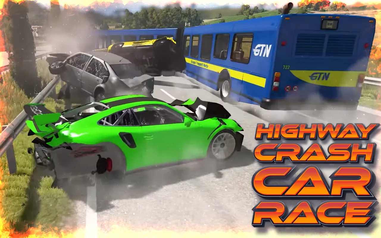 Highway Crash Car Race | Indus Appstore | Screenshot