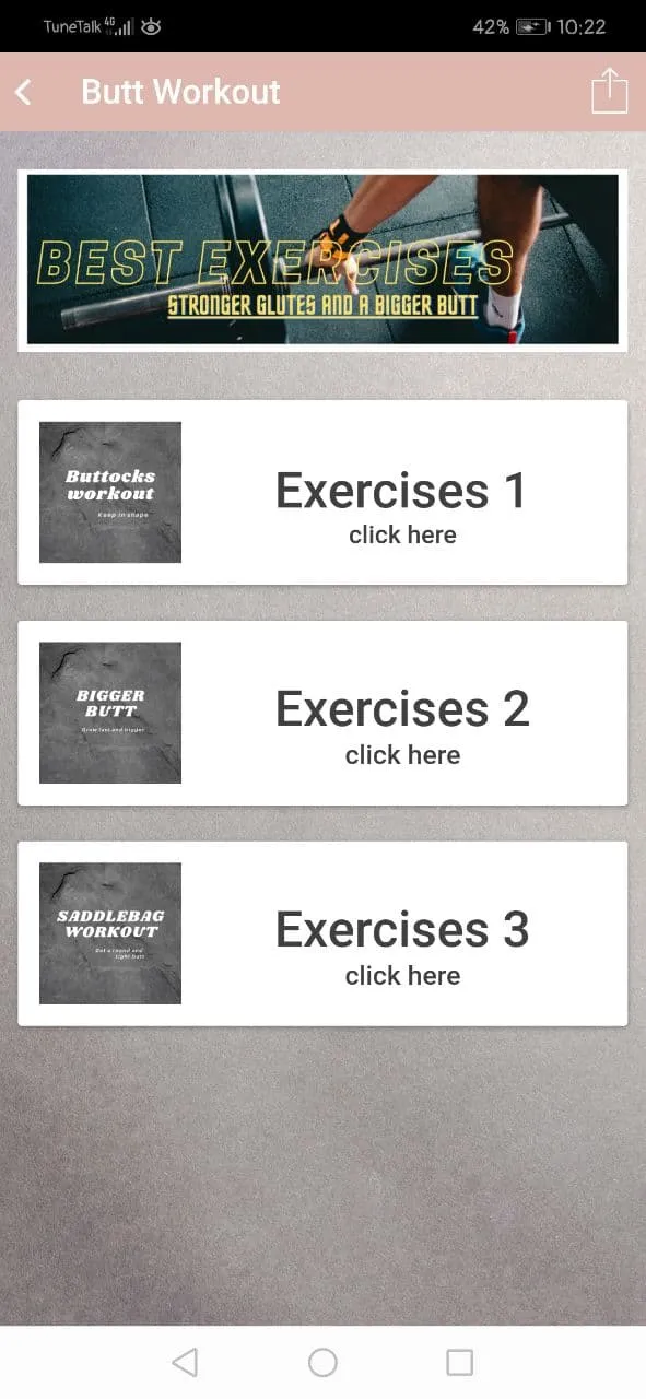 Butt workout | Indus Appstore | Screenshot