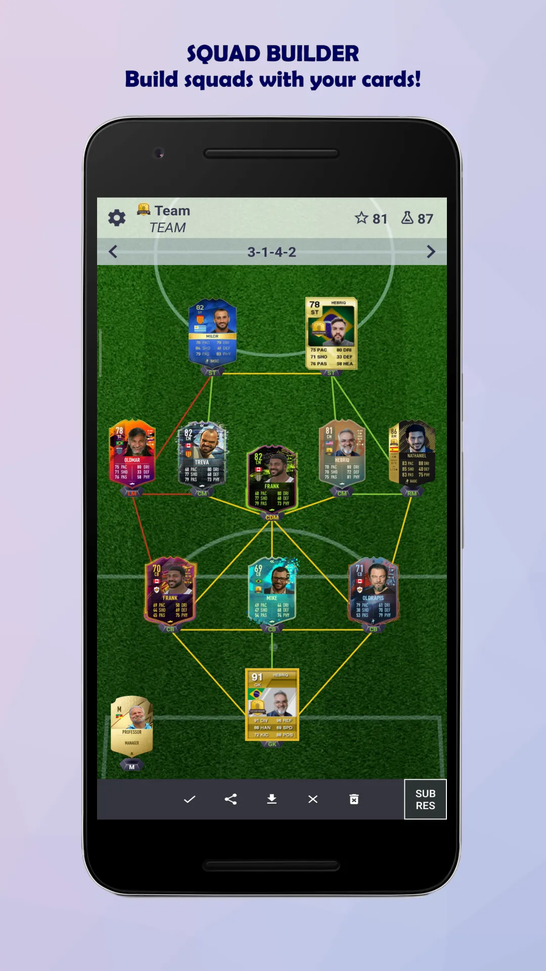 Fut Card Builder 24 | Indus Appstore | Screenshot