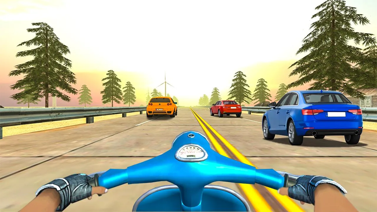 VR Highway Traffic Bike Racer | Indus Appstore | Screenshot