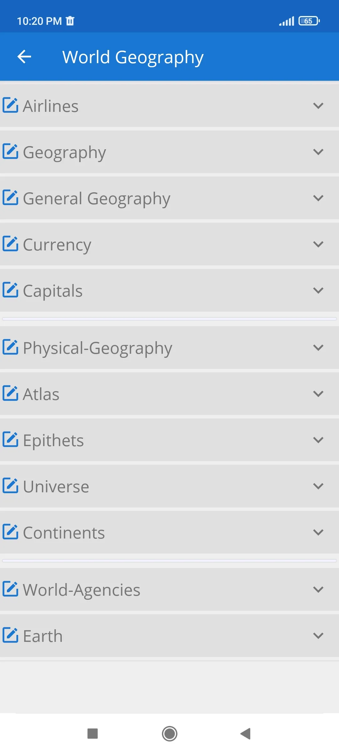 GK Quiz All Subject in English | Indus Appstore | Screenshot