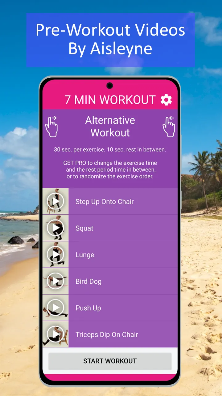 Aisleyne 7 Min Workouts | Indus Appstore | Screenshot