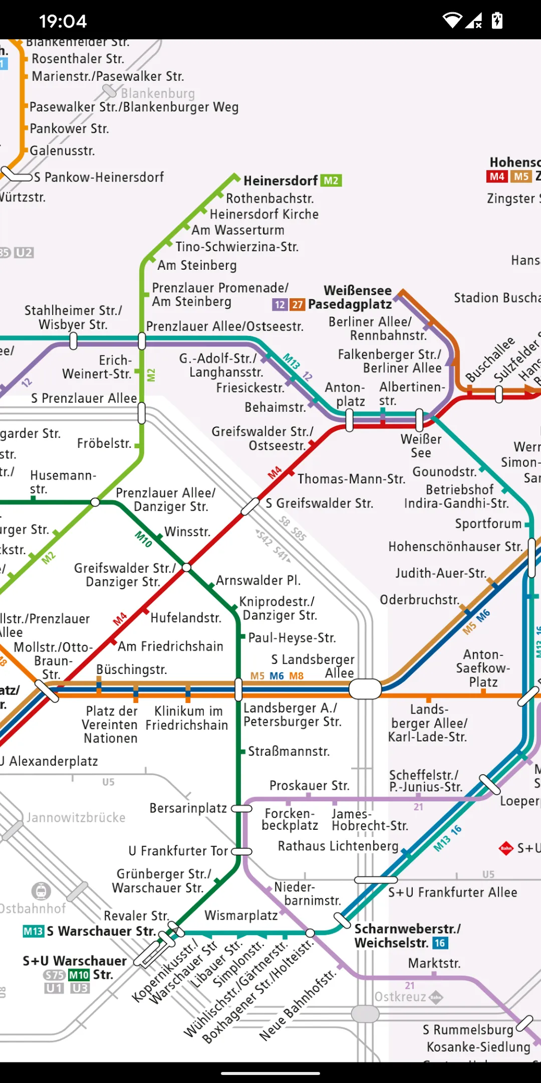 Berlin Liniennetz S und U Bahn | Indus Appstore | Screenshot