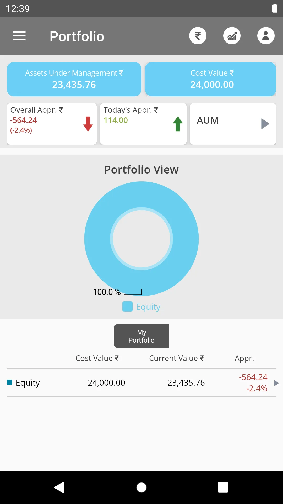 OLD BRIDGE MUTUAL FUND | Indus Appstore | Screenshot