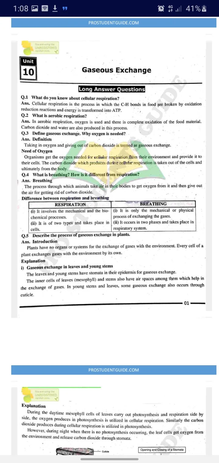 10th class biology notes | Indus Appstore | Screenshot