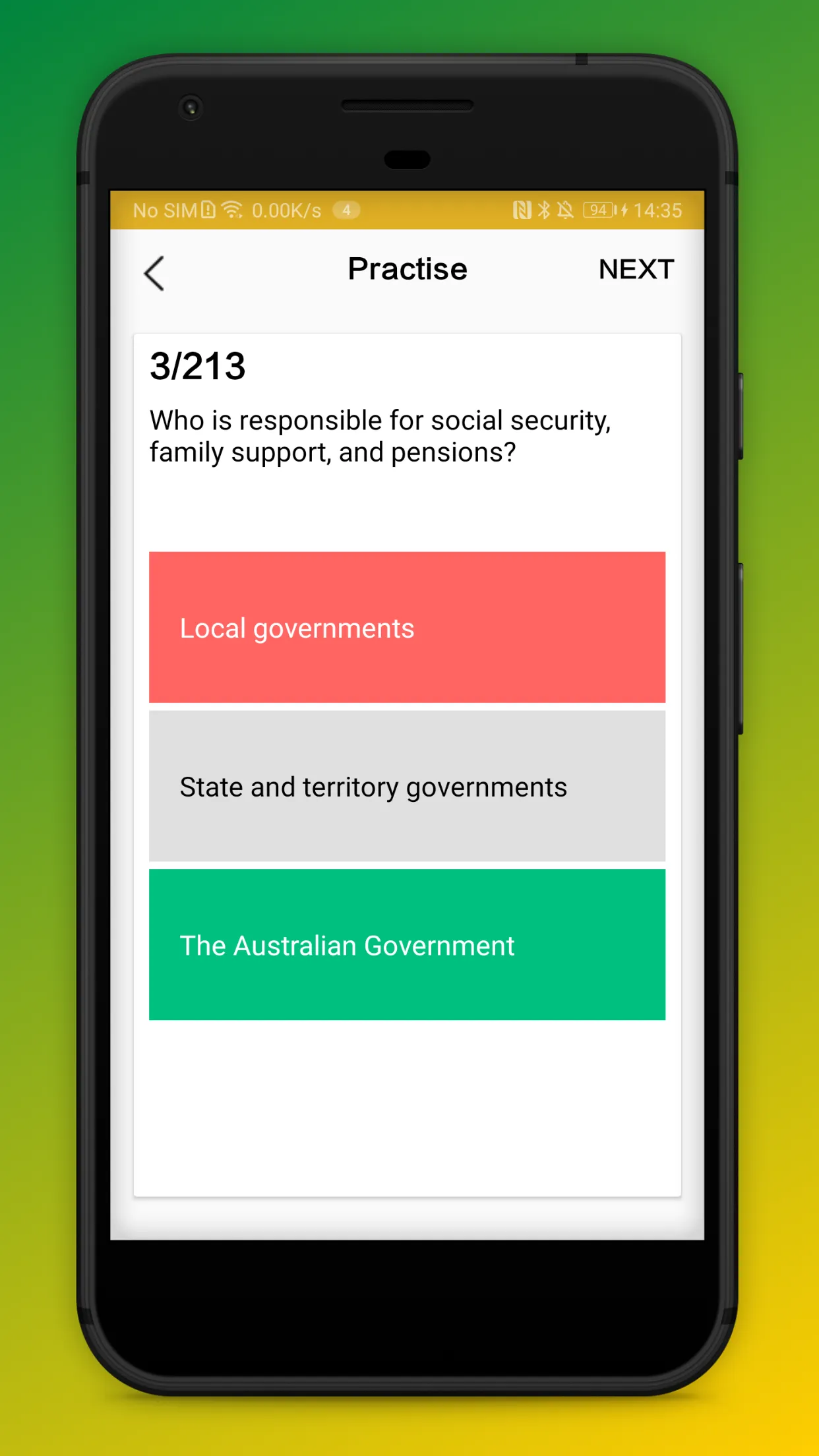 Citizenship Test (2024) | Indus Appstore | Screenshot