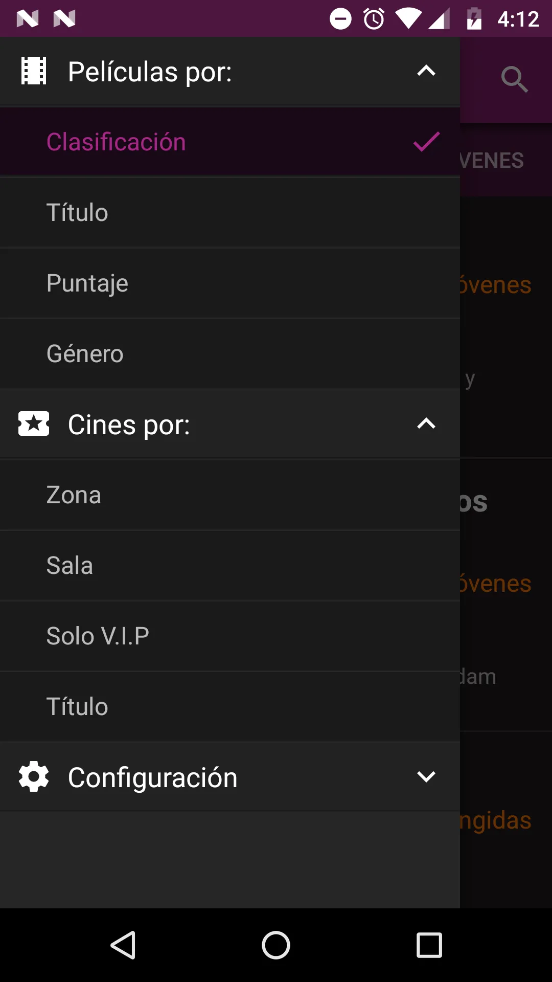 Cineguía | Indus Appstore | Screenshot