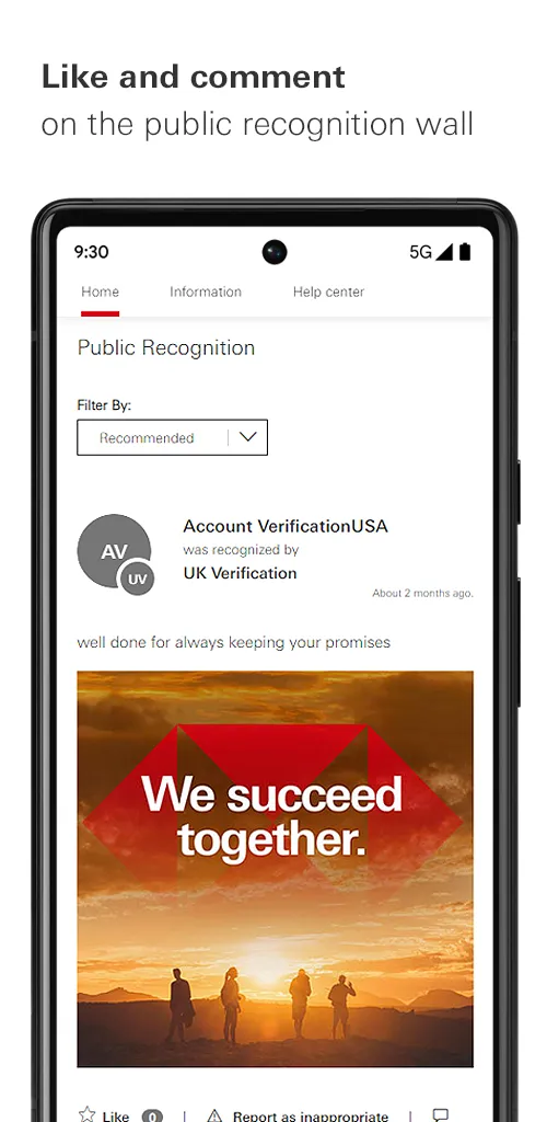 HSBC AOB Recognition | Indus Appstore | Screenshot