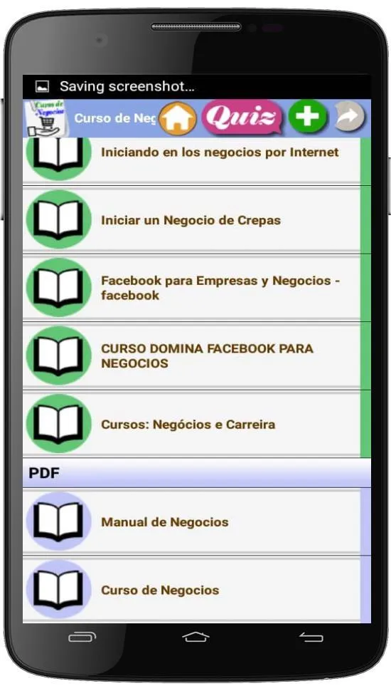 Curso de Negocios | Indus Appstore | Screenshot