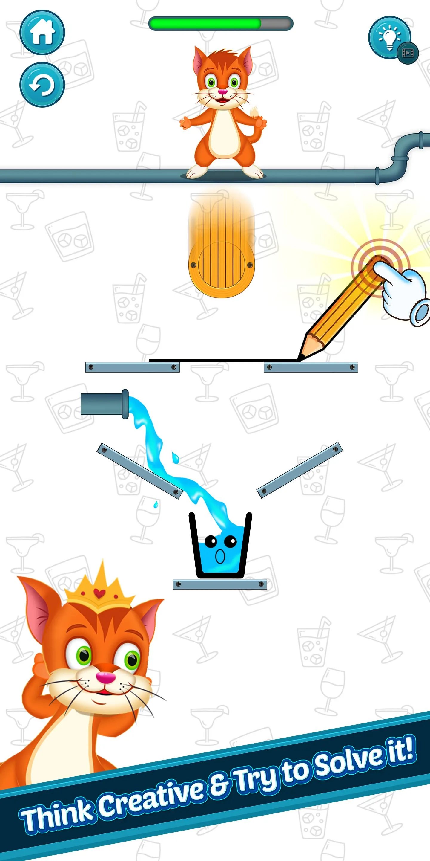 Happy Cat - Fill the Glass | Indus Appstore | Screenshot