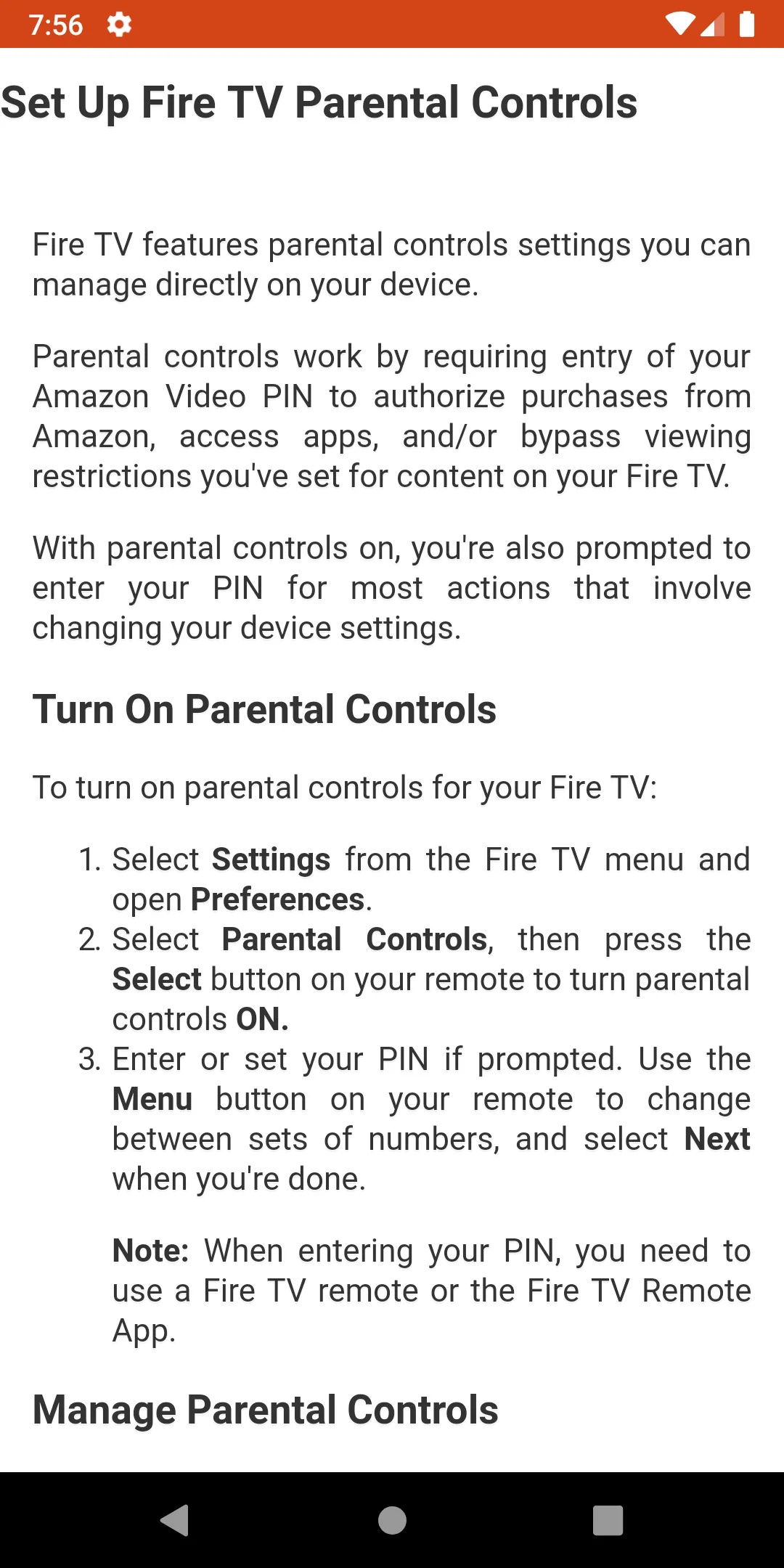 User guide for Fire TV | Indus Appstore | Screenshot