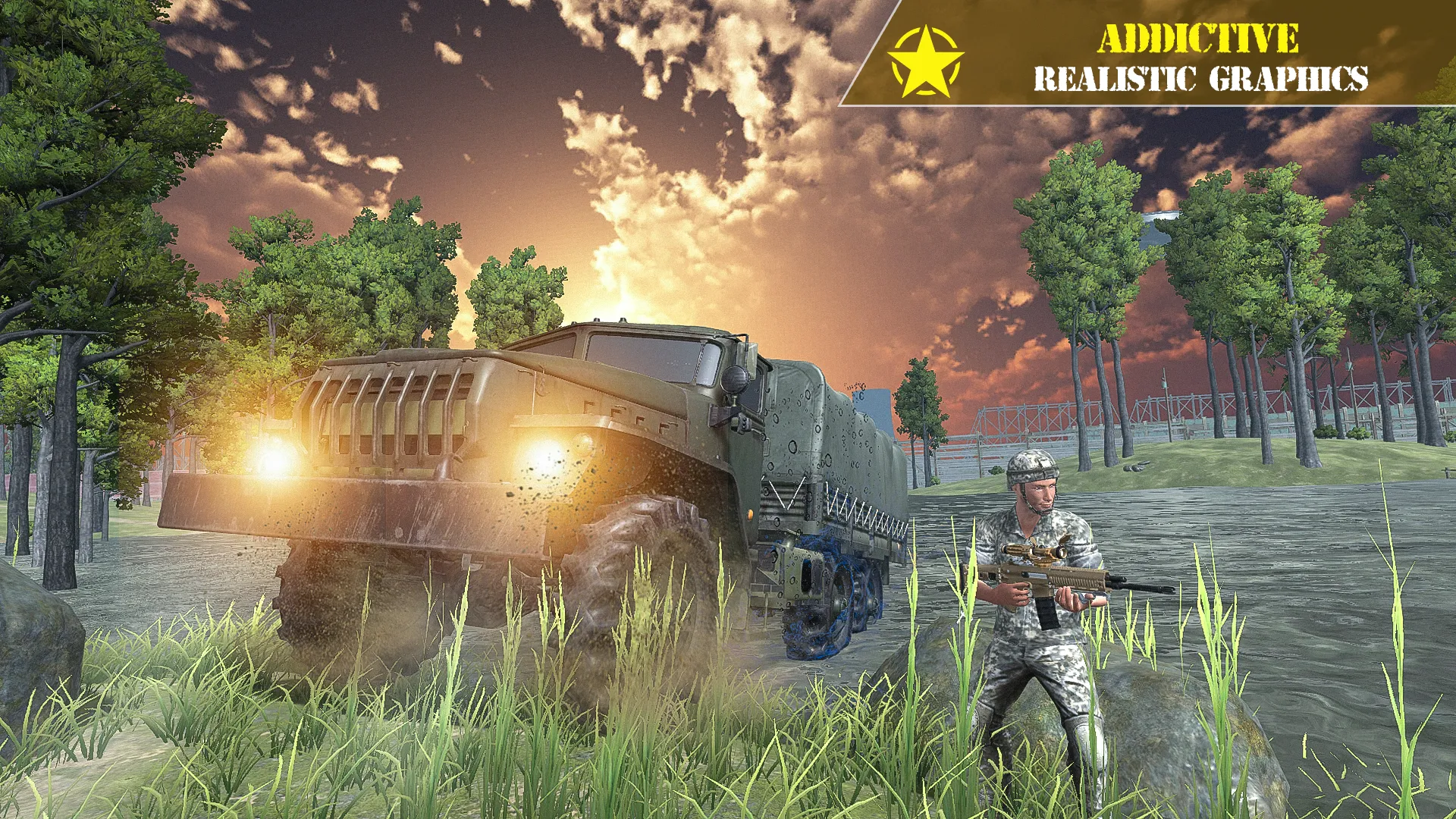 US Army Transport Truck Games | Indus Appstore | Screenshot