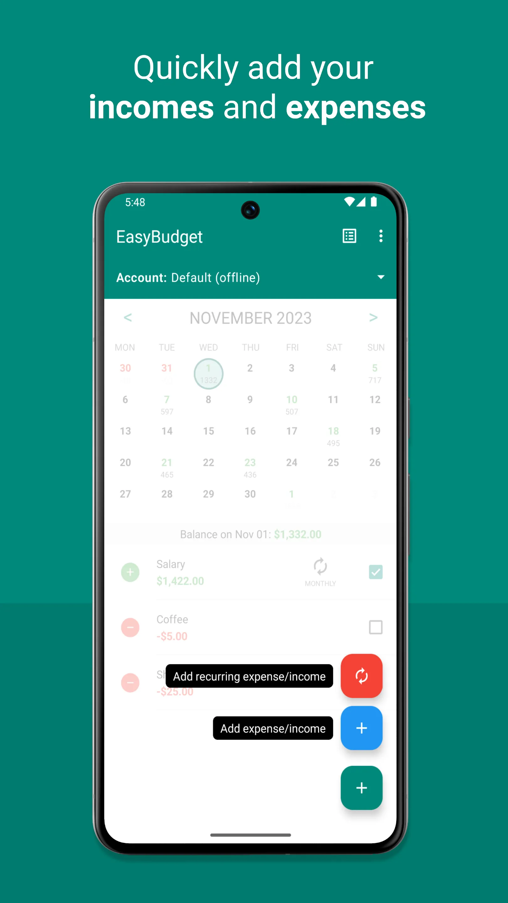 EasyBudget - Budget planning | Indus Appstore | Screenshot