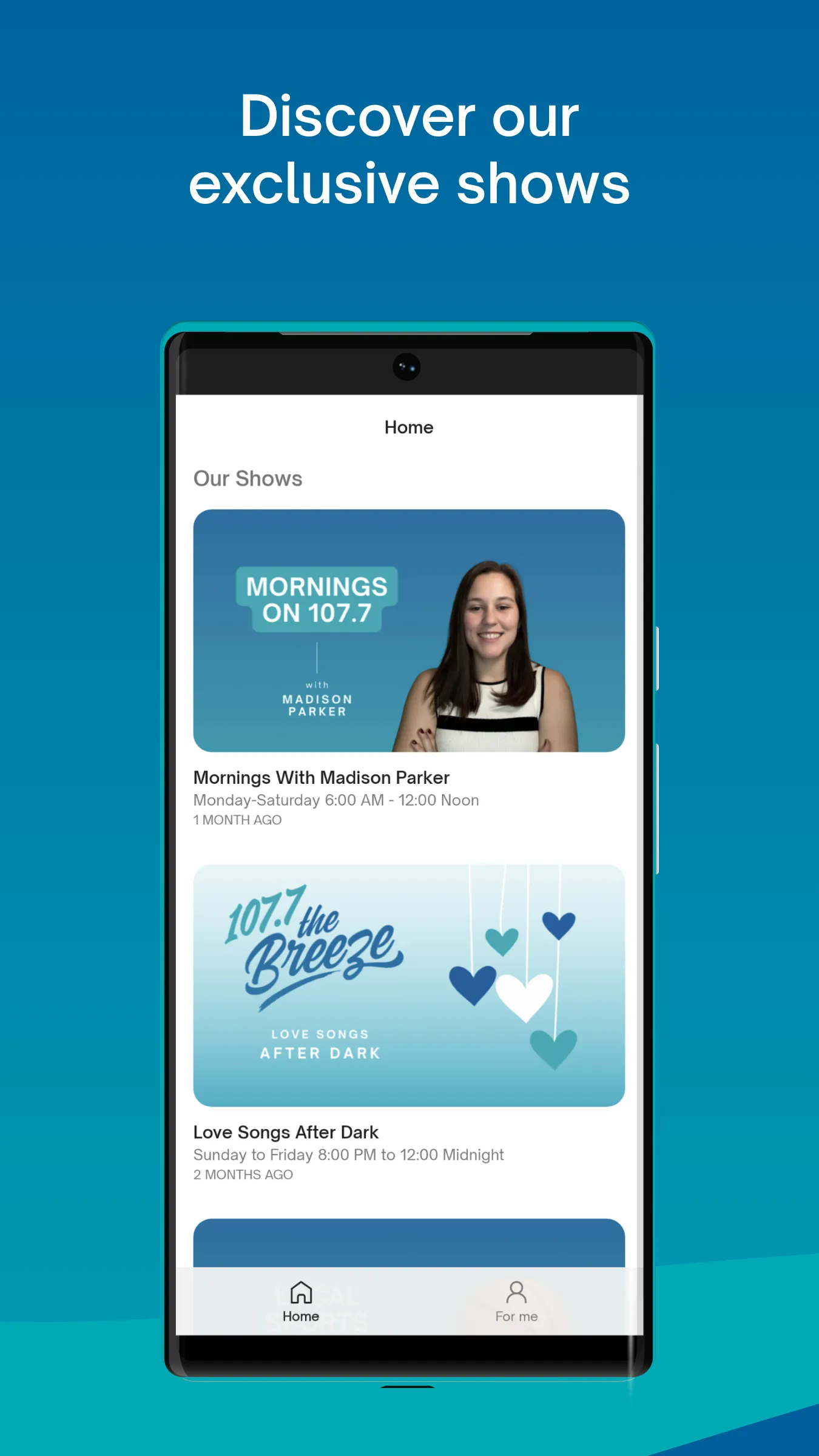 107.7 the Breeze | Indus Appstore | Screenshot