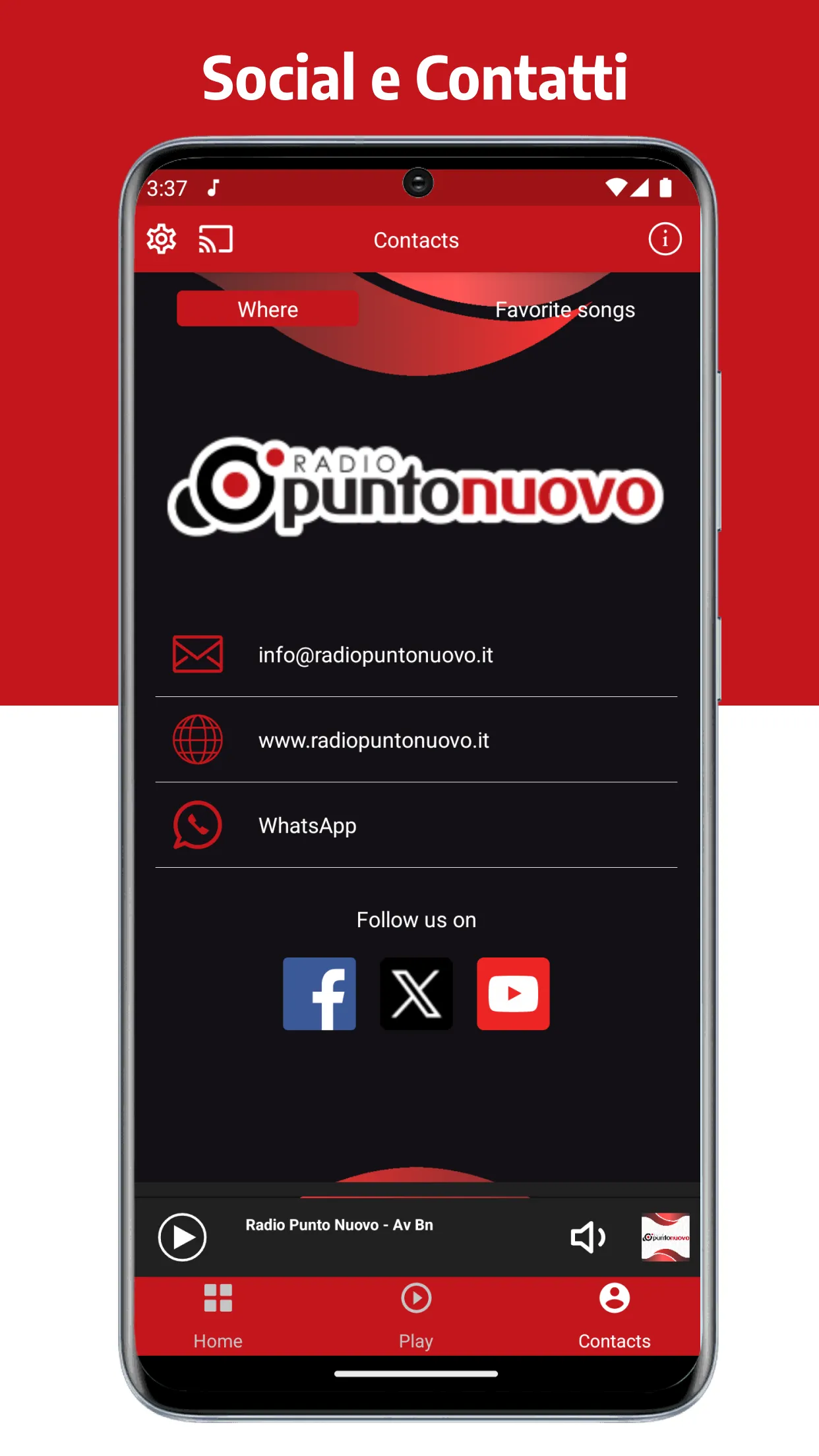 Radio Punto Nuovo | Indus Appstore | Screenshot