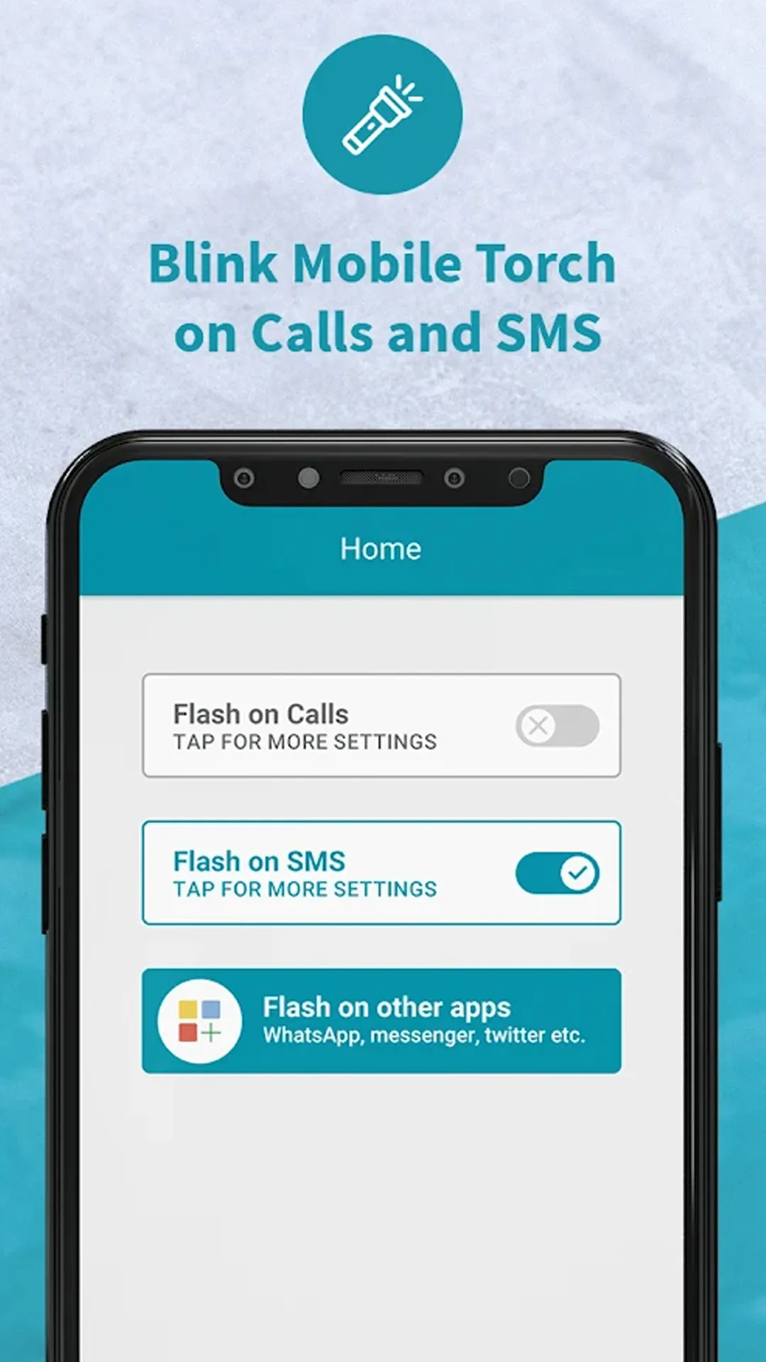 flashlight call: Flash Alert | Indus Appstore | Screenshot