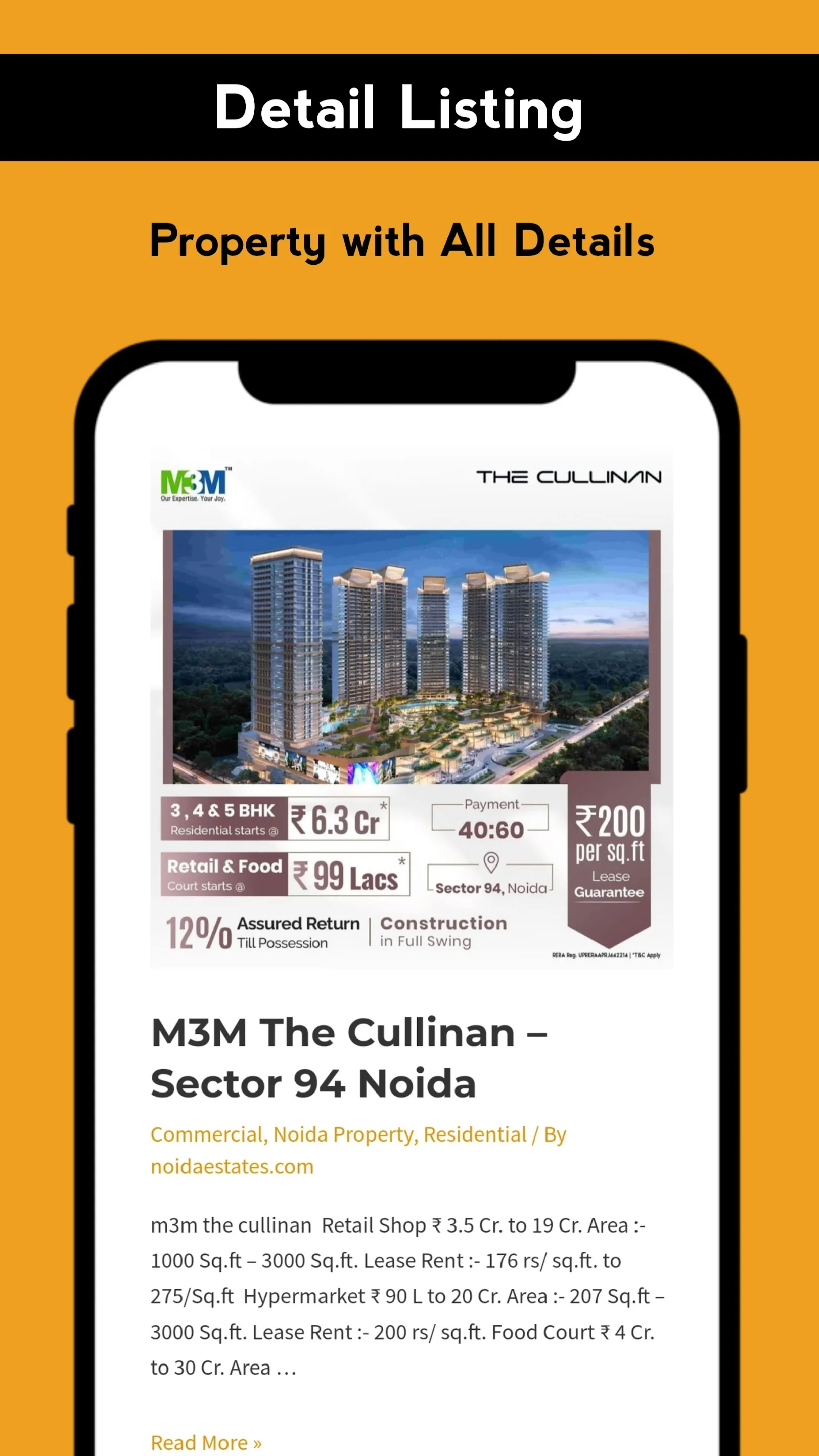 Noida Estates  Noida Property | Indus Appstore | Screenshot