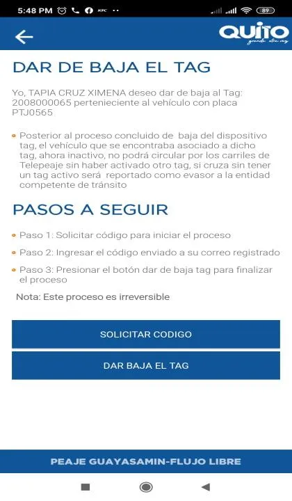 Peaje Guayasamín | Indus Appstore | Screenshot