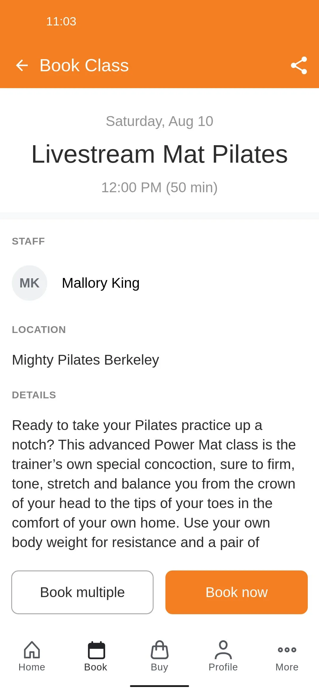 Mighty Pilates | Indus Appstore | Screenshot