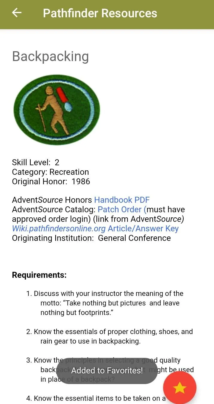 Pathfinder Resources & Honors | Indus Appstore | Screenshot