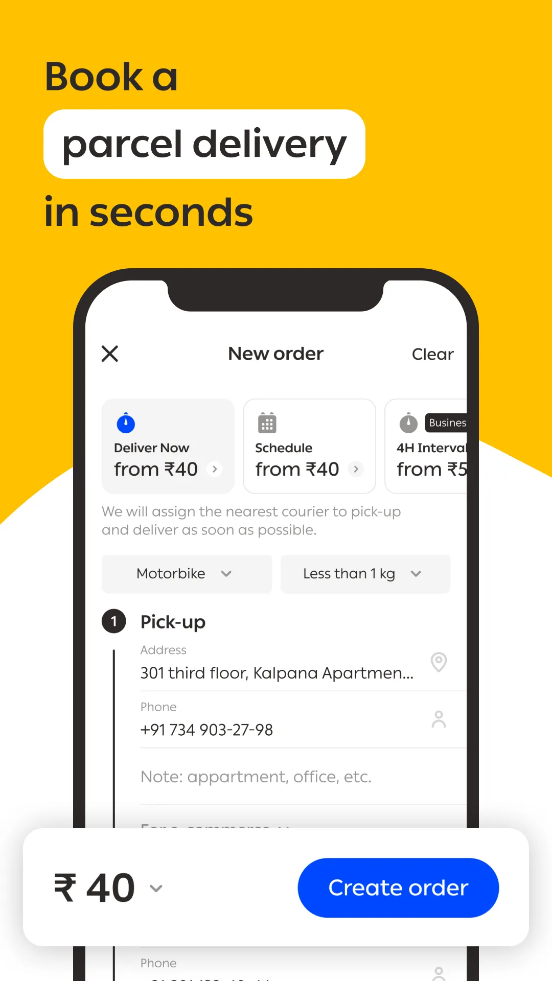 Borzo: Courier Delivery 24x7 | Indus Appstore | Screenshot
