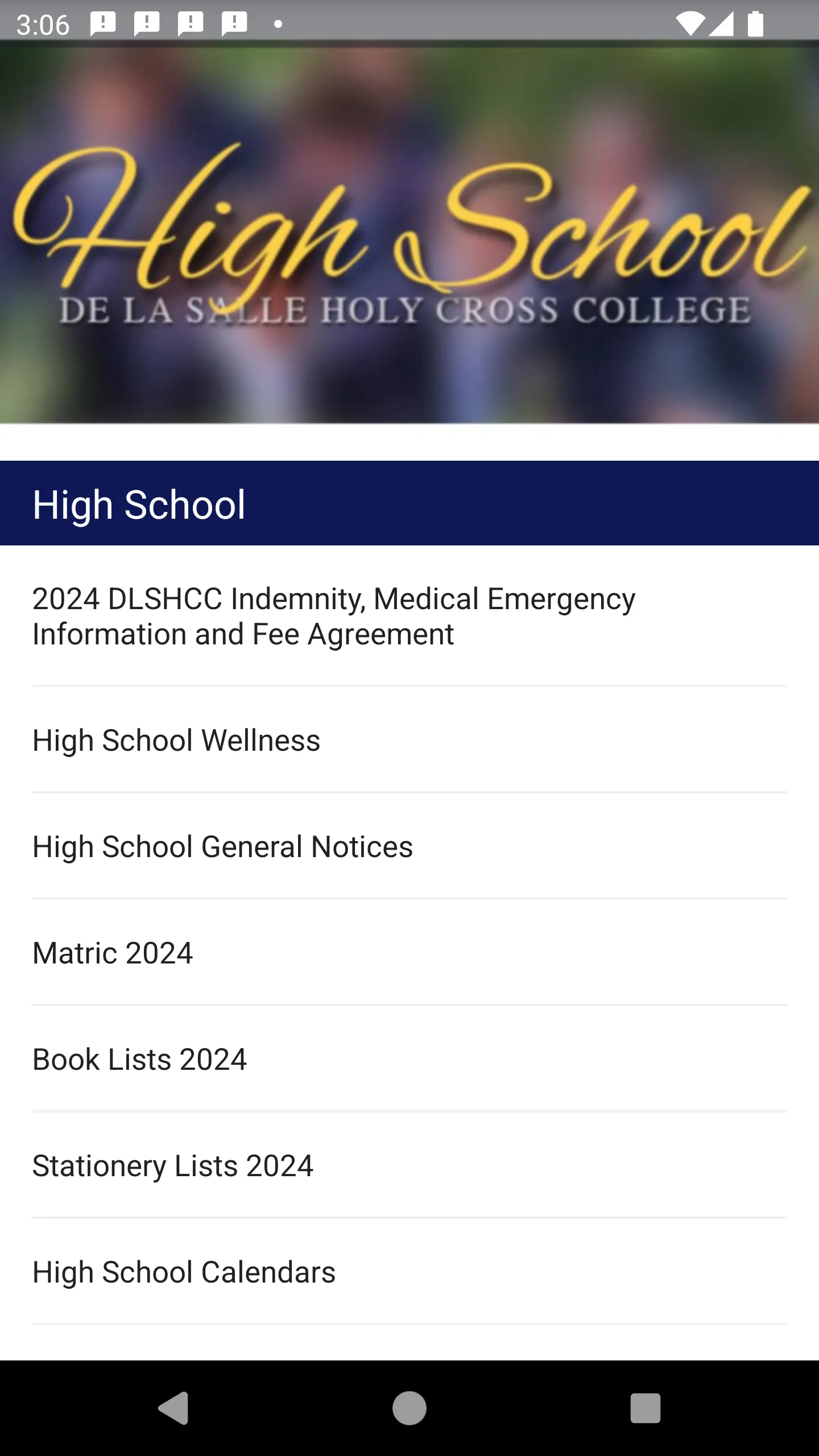 De La Salle Holy Cross College | Indus Appstore | Screenshot