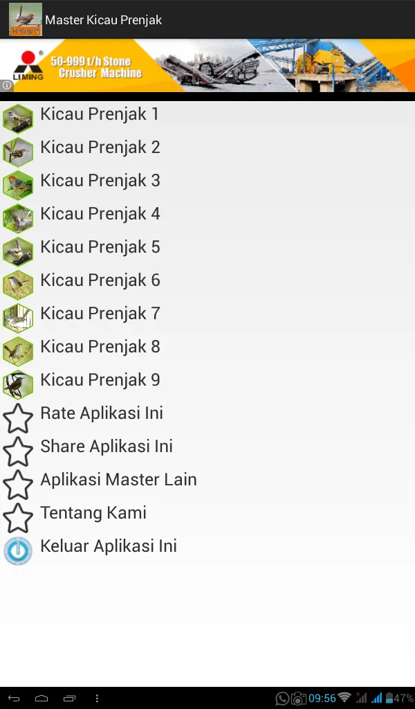 Master Kicau Prenjak | Indus Appstore | Screenshot