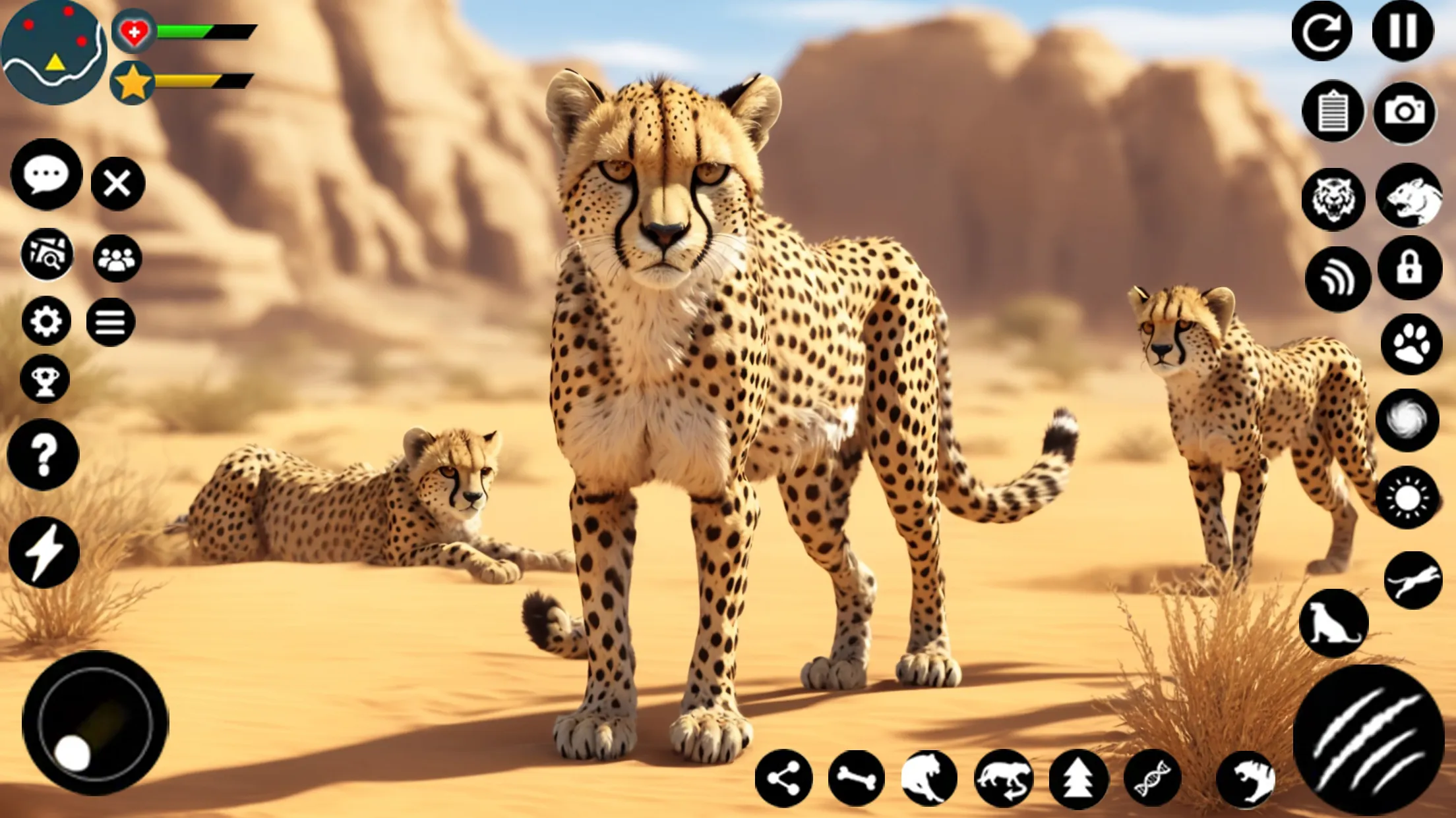 Wild Cheetah Family Simulator | Indus Appstore | Screenshot