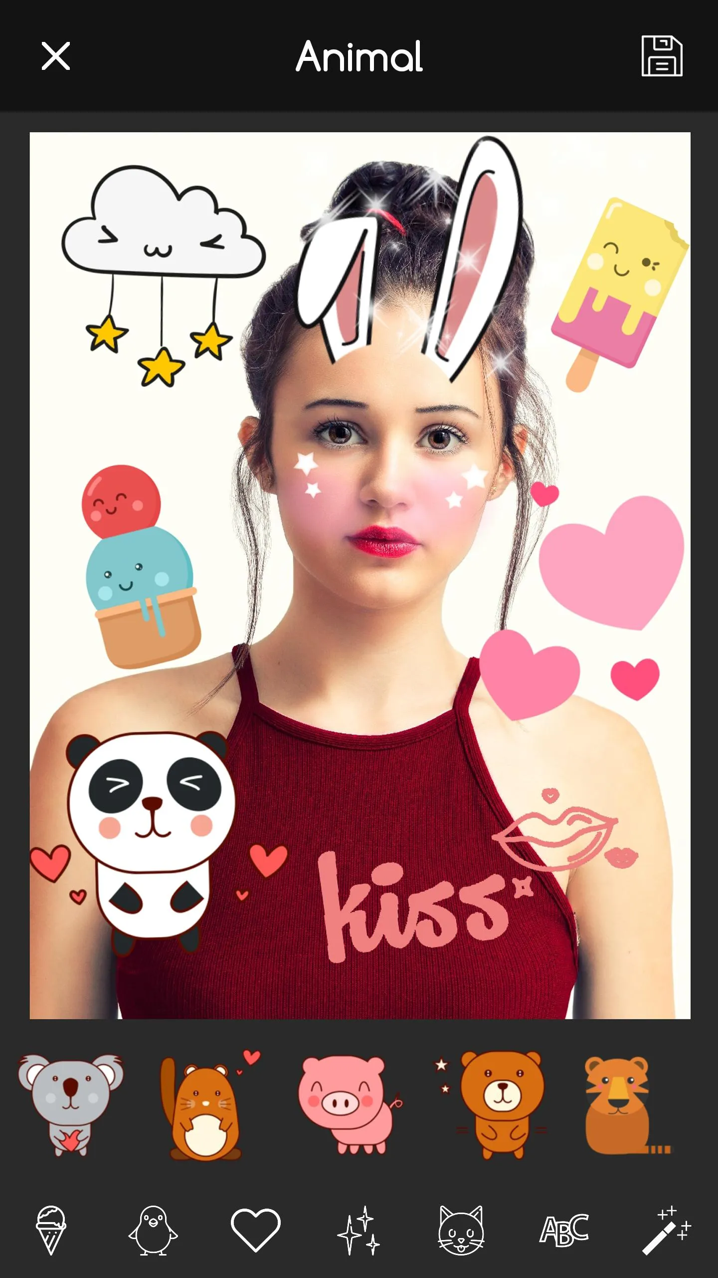 Kawaii Photo Editor: Deco Cute | Indus Appstore | Screenshot