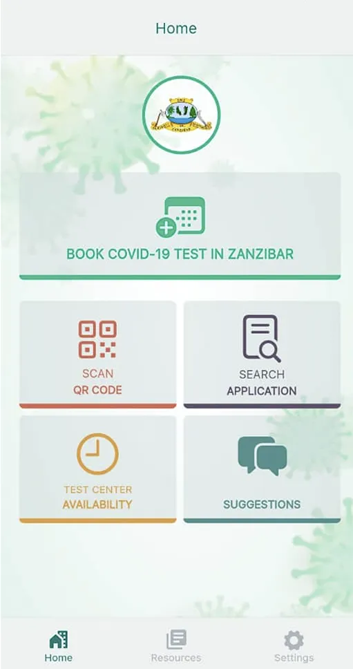 Zanzibar COVID-19 Testing | Indus Appstore | Screenshot