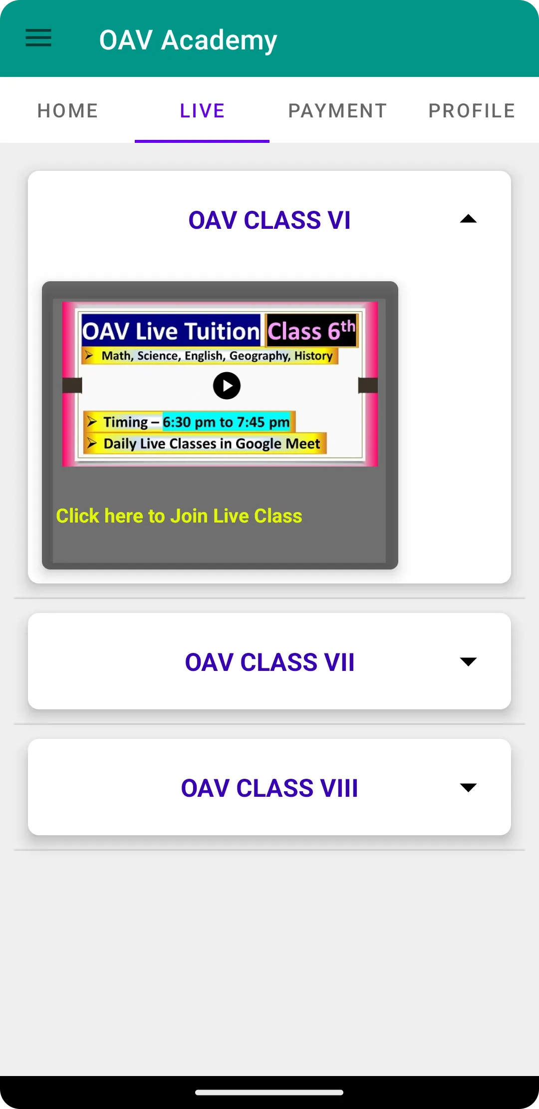 OAV Academy | Indus Appstore | Screenshot