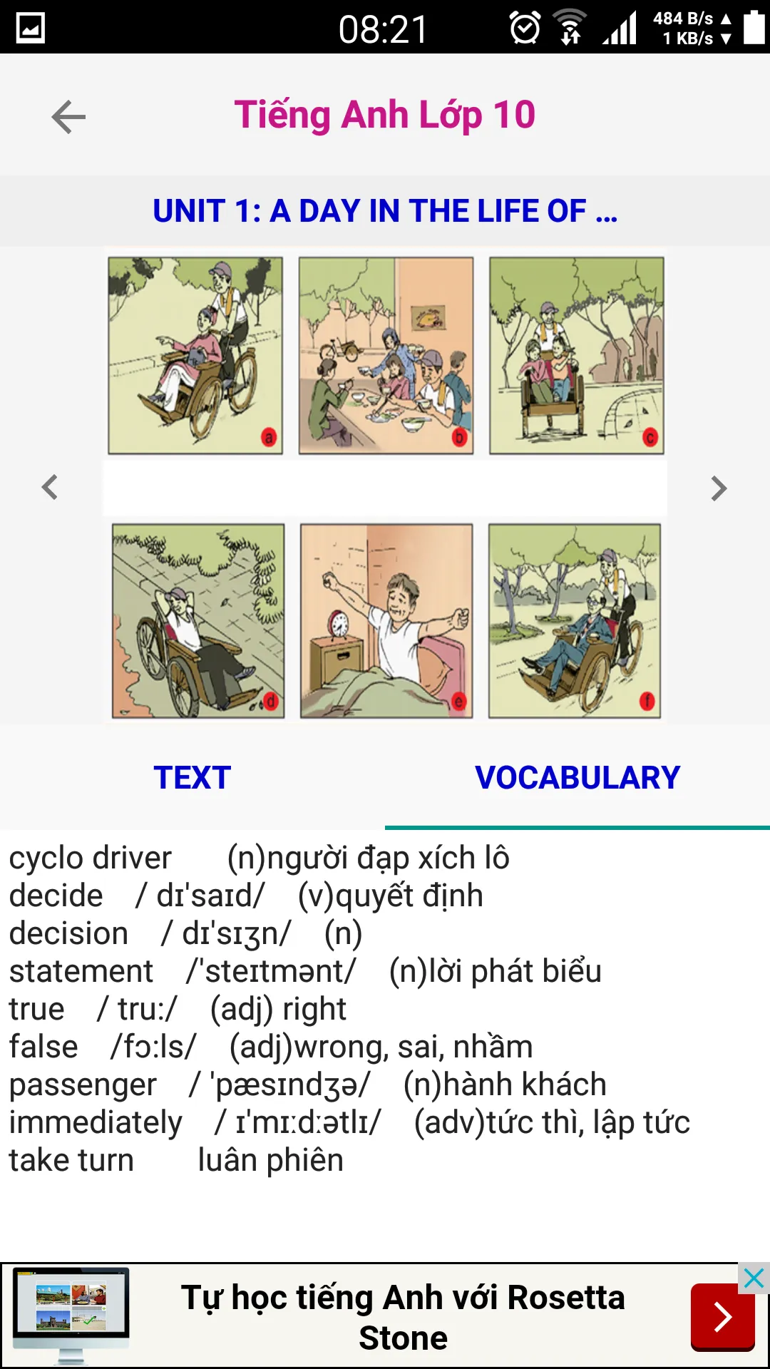 Tieng Anh Lop 10 - English 10 | Indus Appstore | Screenshot