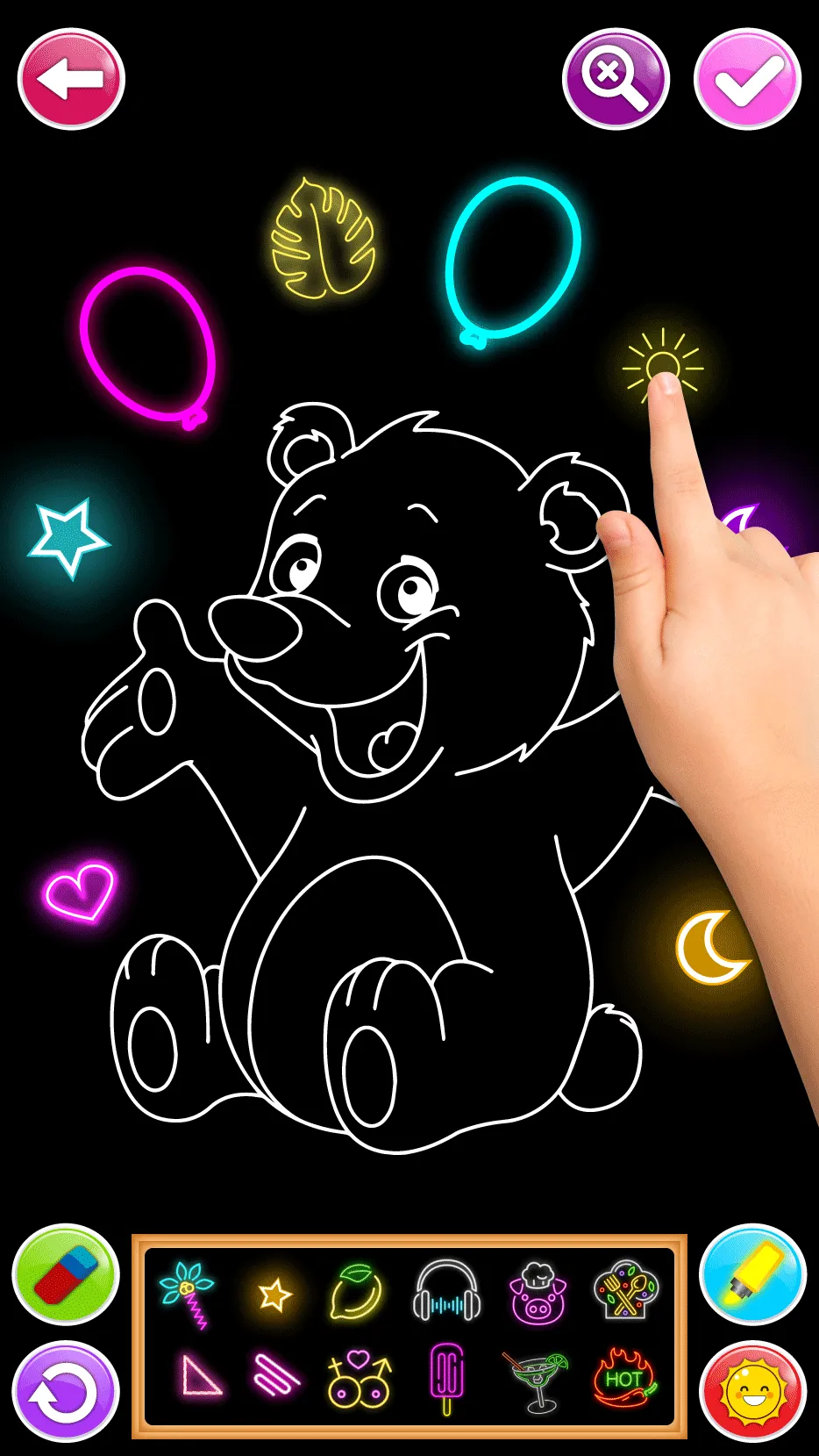 Learn To Draw Glow Numbers | Indus Appstore | Screenshot