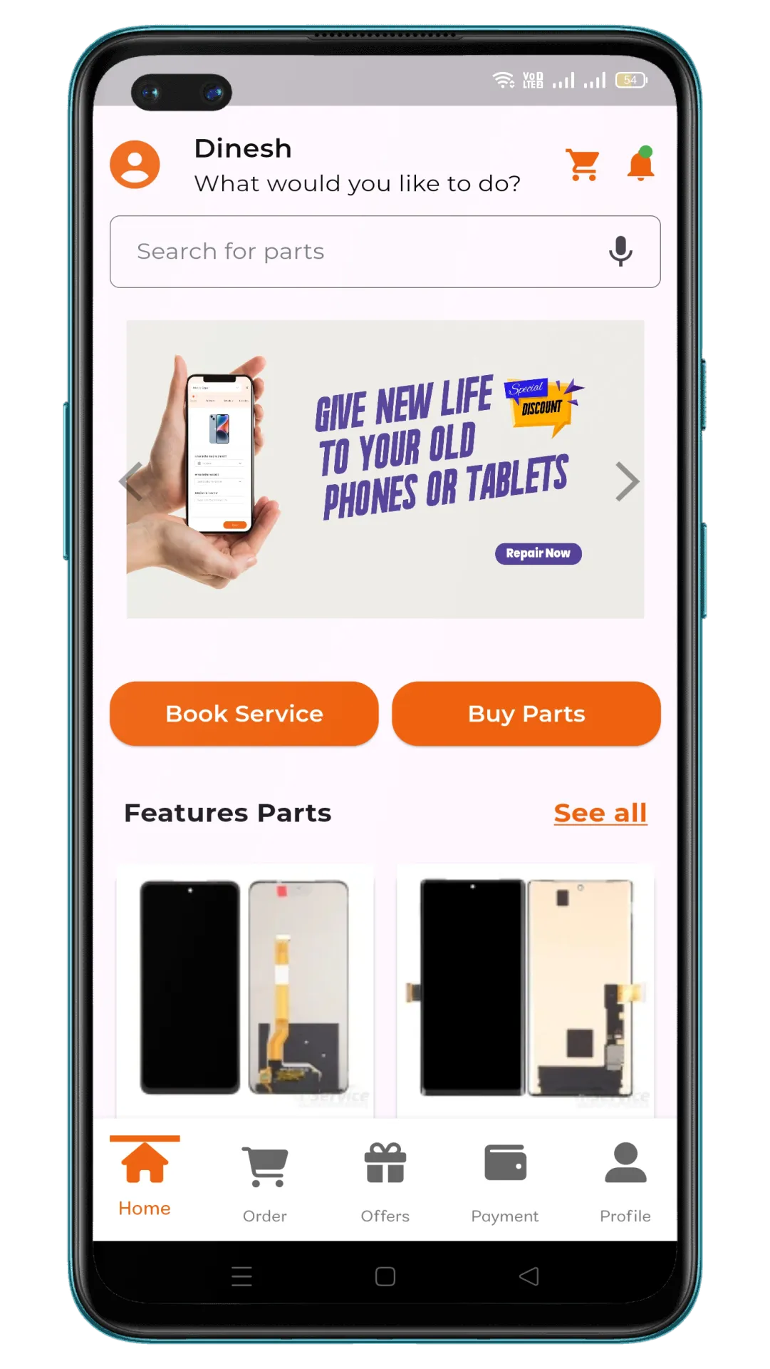 iService: Mobile Parts, Repair | Indus Appstore | Screenshot