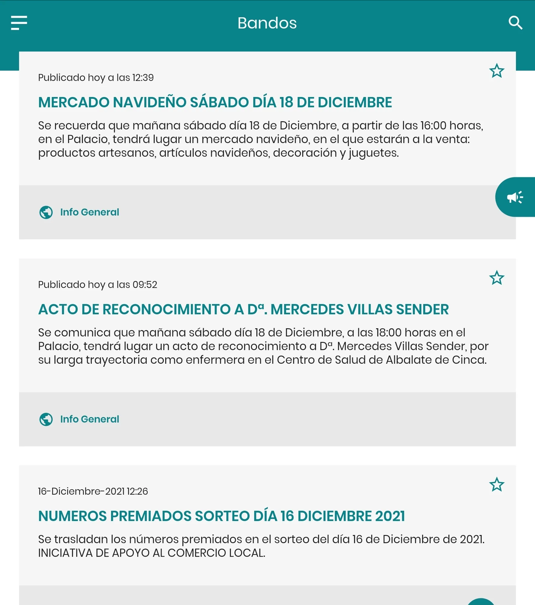 Albalate de Cinca Informa | Indus Appstore | Screenshot