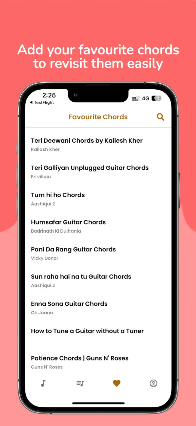 Bollywood Songs Guitar Chords | Indus Appstore | Screenshot