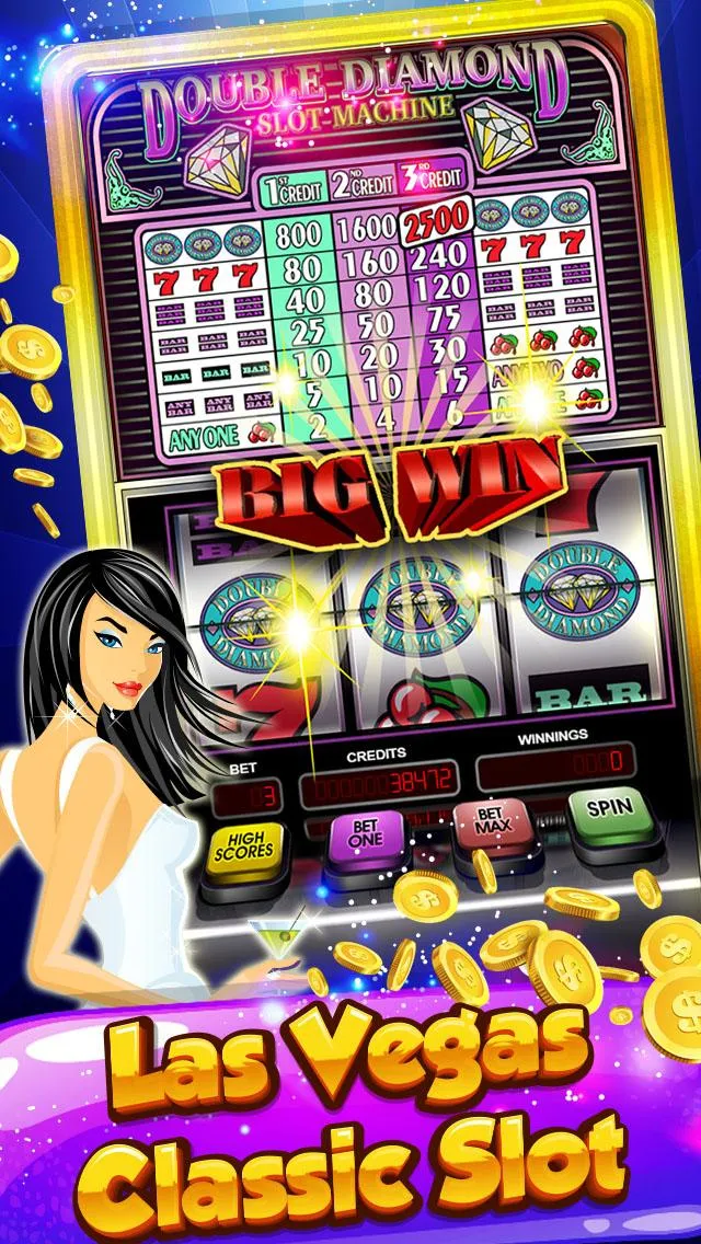 Double Diamond Slot Machine | Indus Appstore | Screenshot