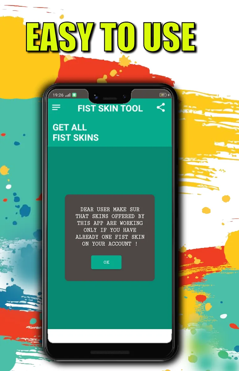 One Tap Fist Skin | Indus Appstore | Screenshot