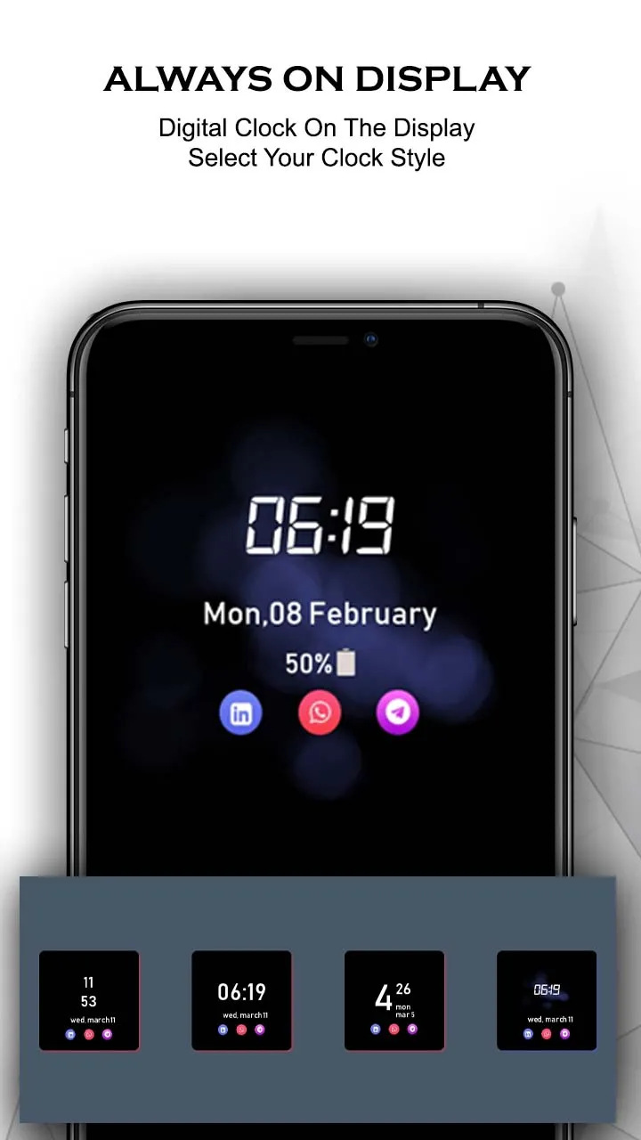 Amoled Always on Display Digit | Indus Appstore | Screenshot