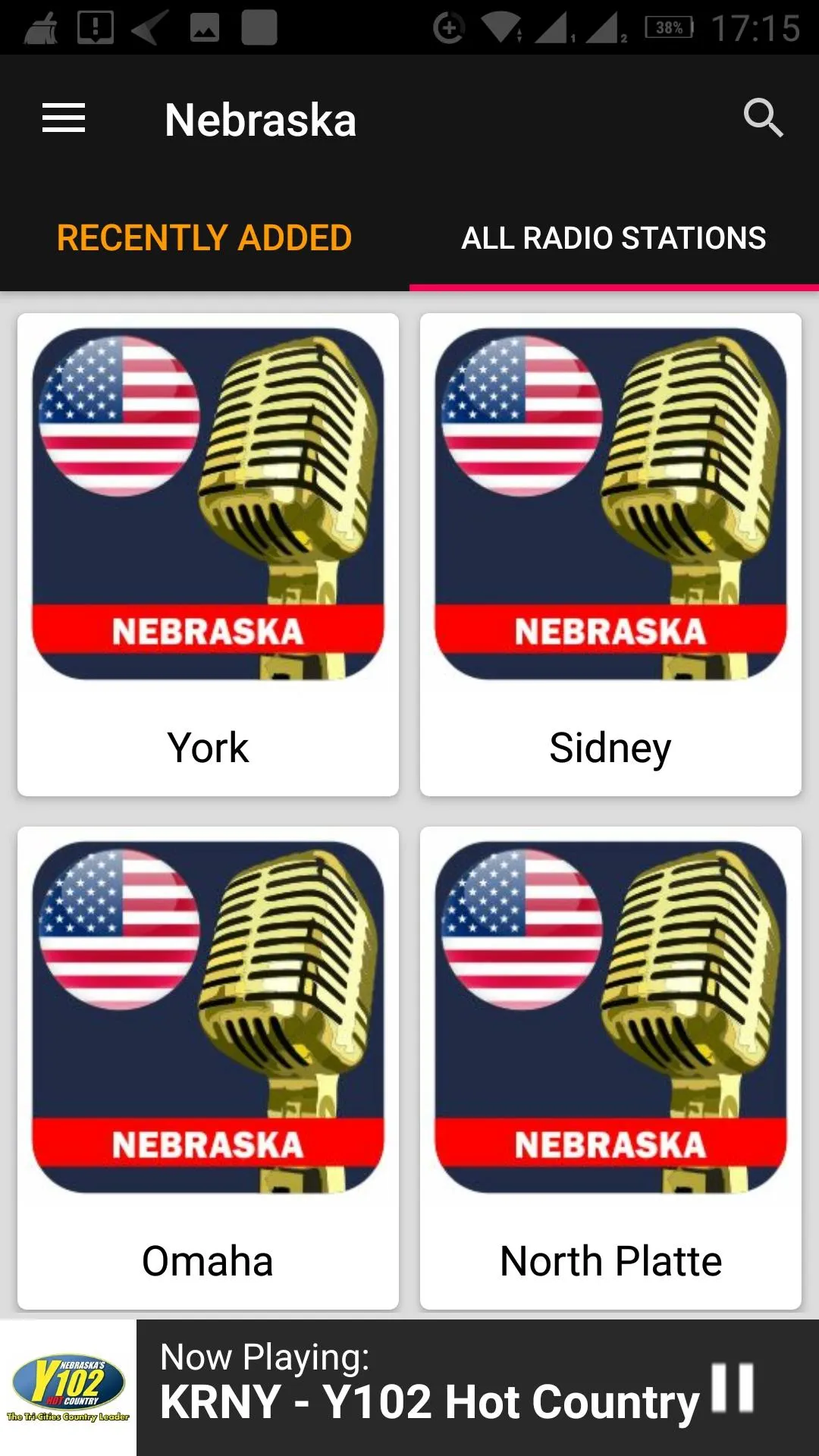 Nebraska Radio Stations - USA | Indus Appstore | Screenshot