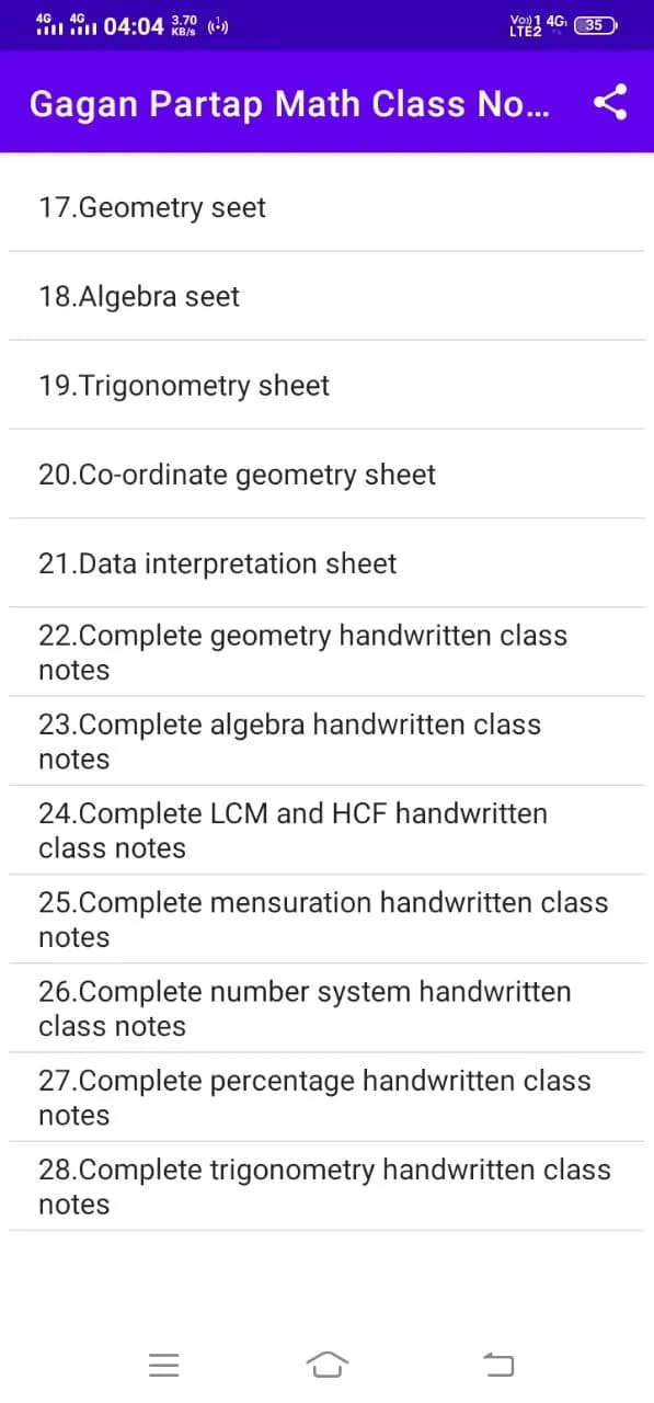 gagan pratap math class notes | Indus Appstore | Screenshot