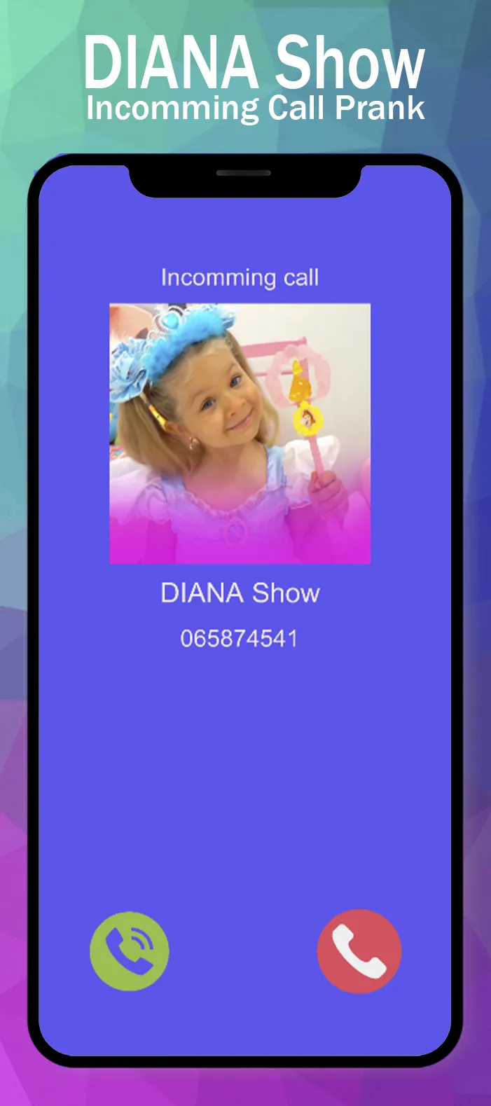 Diana Show Fake Call & Video | Indus Appstore | Screenshot