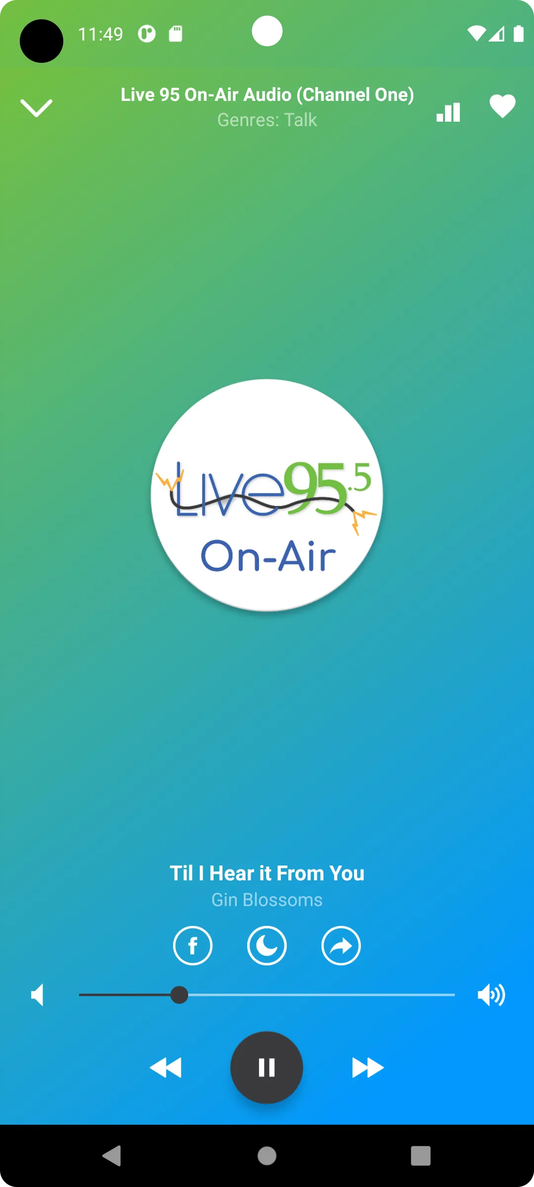 Cullmans Live 95.5 | Indus Appstore | Screenshot